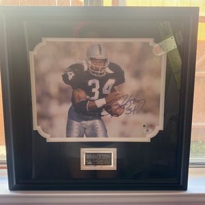 Bo Jackson Oakland Raiders signed picture